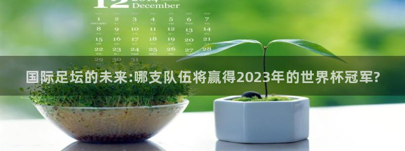国际足坛的未来:哪支队伍将赢得2023年的世界杯冠军?