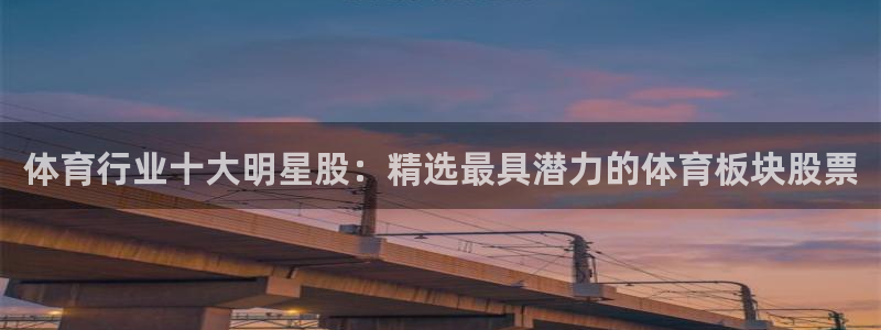 体育行业十大明星股：精选最具潜力的体育板块股票