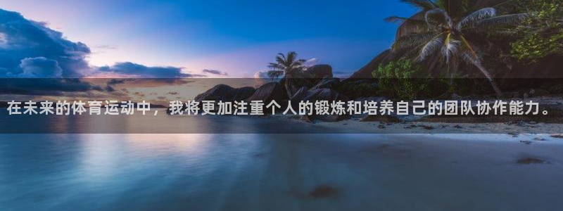 在未来的体育运动中，我将更加注重个人的锻炼和培养自己的团队协作能力。