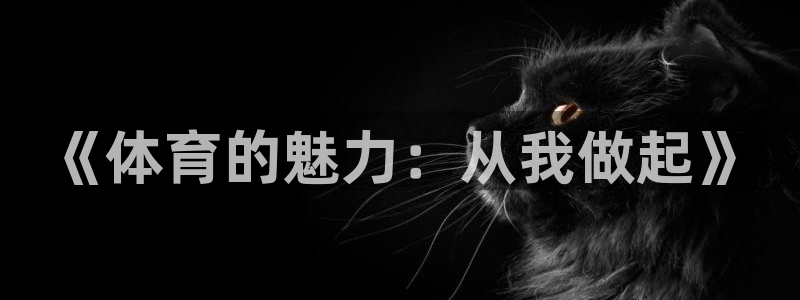 《体育的魅力：从我做起》